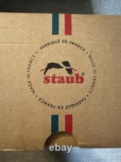 Cocotte ronde en fonte Staub, fabriquée en France