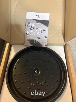 Cocotte ronde en fonte Staub, fabriquée en France