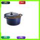 Cocotte Ronde En Fonte &eacute;maill&eacute;e Tramontina Avec Couvercle, 6,5 Pintes, Bleue