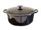 Cocotte Ronde Noire En Fonte émaillée Le Creuset France Vintage No 28