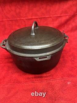 Cocotte vintage Griswold n° 8 2579 avec couvercle, Erie, Pennsylvanie