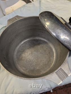 Cocotte vintage MagnaLite, pot couvert 6 qu. avec couvercle fabriqué aux États-Unis, GHC