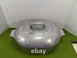 Cocotte vintage Wagner Ware Sidney O Magnalite de 8 pintes avec couvercle 4265P