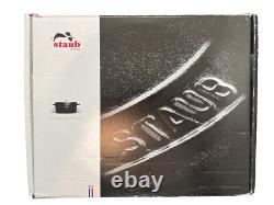 Cocottes rondes en fonte Staub 7 qt, rondes, cocotte, truffe blanche