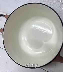 Collection de Casseroles en Fonte Émaillée Rose Marron avec Couvercle 8.5x4.75