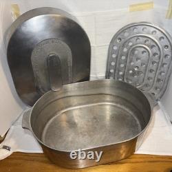 Collection de pays Magnalite GHC 15,5 po. Rôtissoire en fonte de 12 qt avec couvercle et trivet