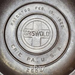 Couvercle de faitout Vintage Griswold Tite Top No 7 uniquement 2604 B
