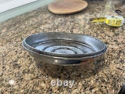 Couvercle de four hollandais Griswold en fonte #8 avec logo en chrome - couvercle seulement