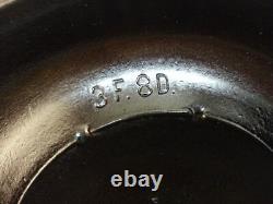 Couvercle en fonte de marmite néerlandaise à beignets Piqua Ware vintage préféré