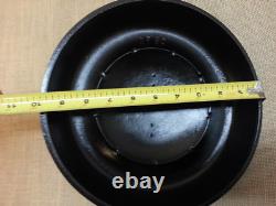 Couvercle en fonte de marmite néerlandaise à beignets Piqua Ware vintage préféré