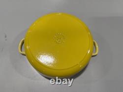 Couvercle en fonte émaillée Le Creuset Signature pour faitout rond, 3,5 Qt Jaune
