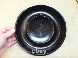 Couvercle en fonte émaillée Piqua Ware vintage pour casserole néerlandaise à donuts