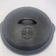 Couvercle En Fonte Vintage Griswold # 9 Pour Faitout Avec Logo Bouton