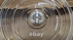 Couvercle en verre Griswold #8 MARQUÉ pour cocotte en fonte 10 RARE, p/n J-1805 en fonte/aluminium