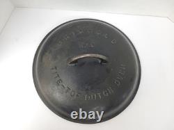 Couvercle seul de cocotte en fonte vintage Griswold n° 9 2552 Tite-Top