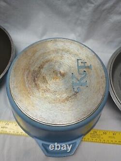 Cuisine Vintage Foire KF 10 Pot en Fonte d'Aluminium et 2 Poêles avec Couvercle