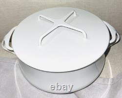 DANSK Kobenstyle JHQ 2 Qt Émail Blanc 10 Cocotte Néerlandaise