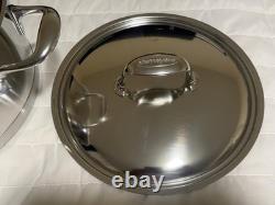 Demeyere Atlantis 5,5 qt, acier inoxydable 18/10, cocotte avec couvercle