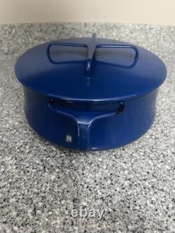 Dutch Oven Émaillé Bleu Kobenstyle 12 8QT Vintage Rare Dansk IHQ France