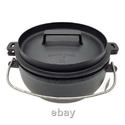 Dutch oven en fonte compatible induction Snow Peak CS-520 26 pour camping
