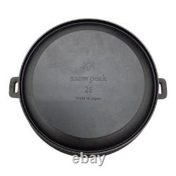 Dutch oven en fonte compatible induction Snow Peak CS-520 26 pour camping