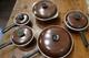Ensemble De Casseroles En Aluminium Club 10 PiÈces Avec Couverts Marron