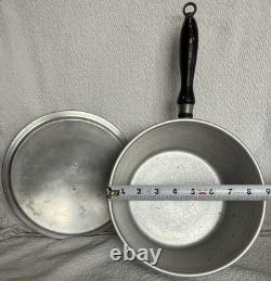 Ensemble Vintage de 4 Casseroles Wear Ever : 1 Faitout avec Couvercle et 3 Casseroles avec 2 Couvercles