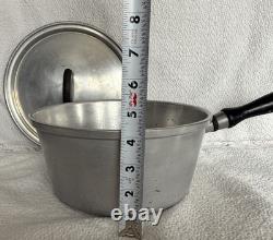 Ensemble Vintage de 4 Casseroles Wear Ever : 1 Faitout avec Couvercle et 3 Casseroles avec 2 Couvercles