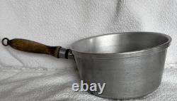 Ensemble Vintage de 4 Casseroles Wear Ever : 1 Faitout avec Couvercle et 3 Casseroles avec 2 Couvercles