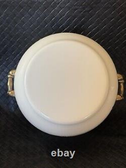 Ensemble de casseroles en émail Villeroy & Boch de 7 pièces : tailles de 1,2 et 4 quarts plus poêle à frire.
