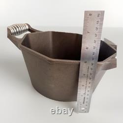 FINEX 5 Qt. Faitout en Fonte Fabriqué aux États-Unis 10 D'occasion Sans Couvercle