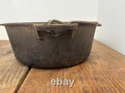 Fait Vintage Griswold #8 Tite-Top Cocotte 833 H Avec Couvercle 2551 Original Non Nettoyé