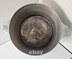 Fait à la main aux États-Unis : RARE Marmite ronde Vintage Magnalite GHC 12 Quart avec couvercle