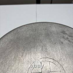 Fait à la main en aluminium martelé Griswold No 8 Vintage Cocotte A2165 avec couvercle A2108C BAIL