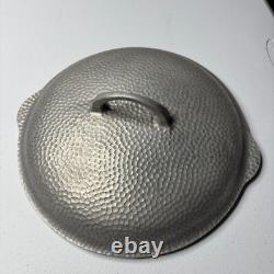 Fait à la main en aluminium martelé Griswold No 8 Vintage Cocotte A2165 avec couvercle A2108C BAIL