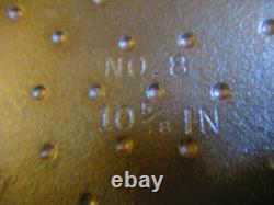 Fait à la main en fonte de Birmingham Vintage Casserole Néerlandaise No 8 USA 10-5/8 avec couvercle Réf N22