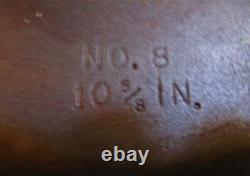 Fait à la main en fonte de Birmingham Vintage Casserole Néerlandaise No 8 USA 10-5/8 avec couvercle Réf N22