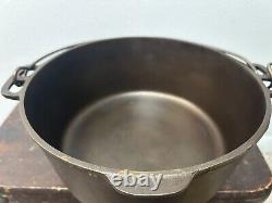 Fait ancien propre Wagner Ware Sidney O four hollandais 1268 D avec couvercle en verre Pyrex C-8