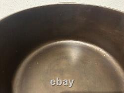 Fait ancien propre Wagner Ware Sidney O four hollandais 1268 D avec couvercle en verre Pyrex C-8