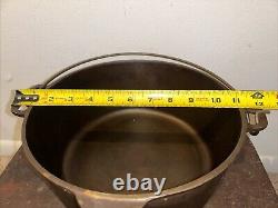 Fait ancien propre Wagner Ware Sidney O four hollandais 1268 D avec couvercle en verre Pyrex C-8