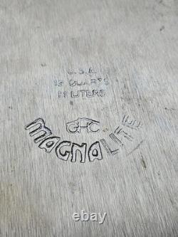 Fait divers Magnalite GHC 12 Quart Ronde Faitout + Couvercle Fabriqué aux États-Unis RARE