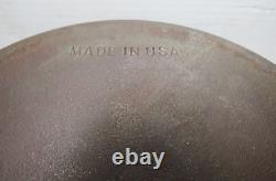 Fait divers n° 10 en fonte de four hollandais avec couvercle et poignée à balancier 12 5/8 fabriqué aux États-Unis