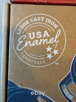 Fait en USA, Cocotte en fonte émaillée Genuine LODGE 3 Qt 2ème qualité