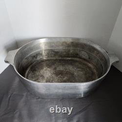 Fait en aluminium vintage Magnalite 4267 Wagner Ware rôtissoire néerlandaise 13 QT USA trivet