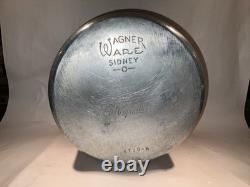 Fait en fonte MAGNALITE Sidney O Wagner Ware 8qt Casserole Pot 4738 M VINTAGE des années 1930