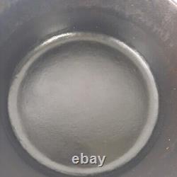 Fait en fonte vintage #8 faitout martelé avec couvercle non marqué