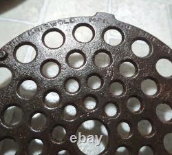 Fait en fonte vintage Griswold No 10 Tite-Top faitout avec trivet couvercle Lodge 12