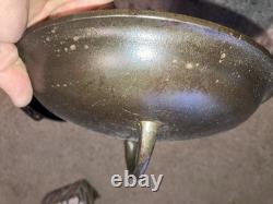 Fait en fonte vintage Griswold n° 6 faitout 2605 avec couvercle au logo Griswold en bon état