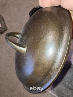 Fait en fonte vintage Griswold n° 6 faitout 2605 avec couvercle au logo Griswold en bon état