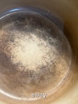 Fait main Le Creuset France Bleue Cocotte en Fonte Ustensiles de Cuisine SANS Couvercle Tel Quel